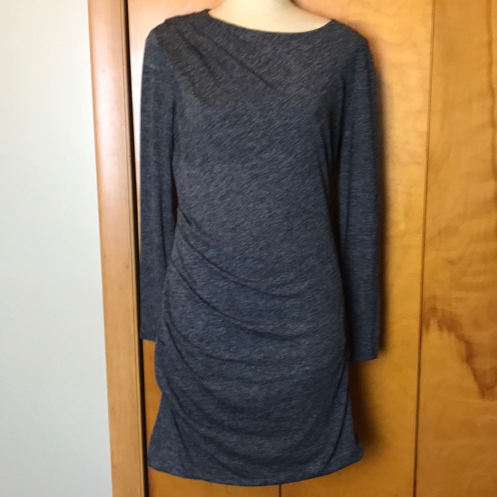 Large Banana Republic side ruched dress